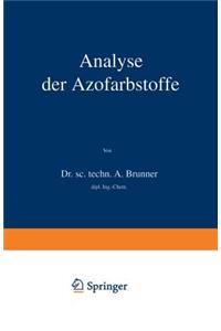 Analyse Der Azofarbstoffe