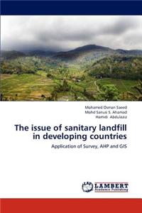 issue of sanitary landfill in developing countries