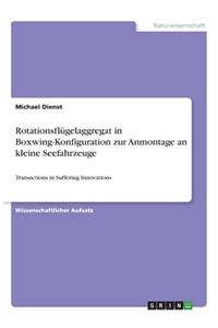 Rotationsflügelaggregat in Boxwing-Konfiguration zur Anmontage an kleine Seefahrzeuge