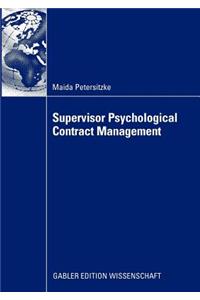 Supervisor Psychological Contract Management