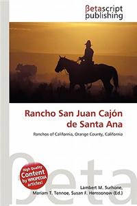Rancho San Juan Cajon de Santa Ana
