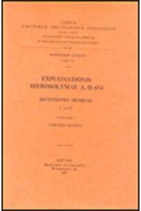 Expugnationis Hierosolymae A.D. 614. Recensiones Arabicae, I: A et B