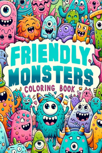 Friendly Monsters Coloring book