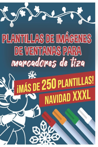 Plantillas de imágenes de ventanas para marcadores de tiza - ¡Más de 250 plantillas! - Navidad XXXL