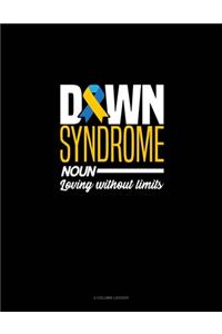 Down Syndrome Noun: Loving Without Limits: 4 Column Ledger