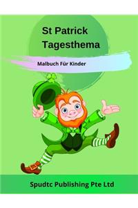 St Patrick Tagesthema Malbuch Für Kinder