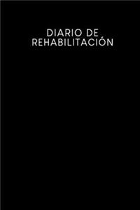 Diario de rehabilitación: Cuaderno de puntos como compañero de los adictos en su camino a la recuperación - Diseño: Negro