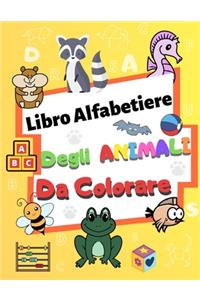 Libro Alfabetiere degli animali da colorare