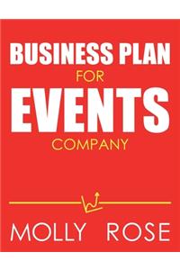Business Plan For Events Company