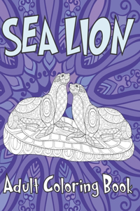 Sea lion - Adult Coloring Book ✏️