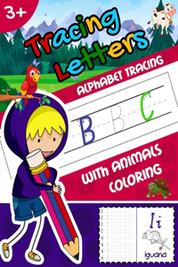 Alphabet Tracing Letters with Animals Coloring