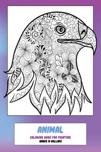 Coloring Book for Painting - Animal - Under 10 Dollars