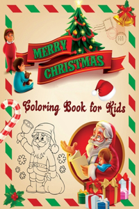 Christmas Coloring Book for Kids: Fun Children's Christmas Gift or Present for Toddlers & Kids - 101 Beautiful Pages to Color with Santa Claus, Reindeer, Snowmen & More!