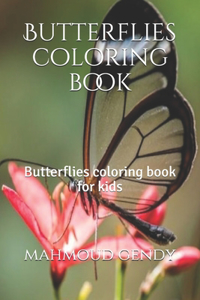 Butterflies coloring book