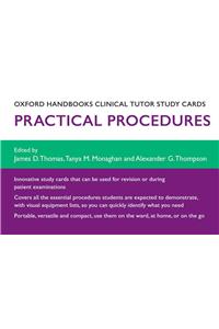 Oxford Handbooks Clinical Tutor Study Cards: Procedures