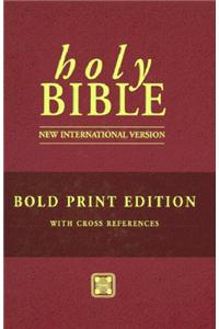 NIV Bold Print Bible with Cross References