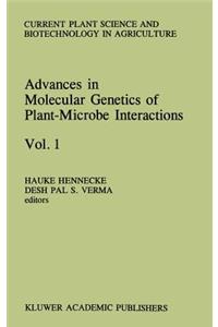 Advances in Molecular Genetics of Plant-Microbe Interactions, Vol.1