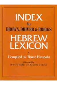 Index to Brown, Driver, & Briggs Hebrew Lexicon