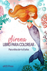 Libro para colorear de sirenas