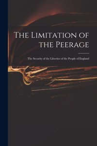 The Limitation of the Peerage