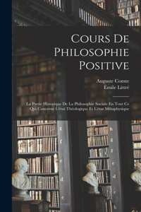 Cours De Philosophie Positive