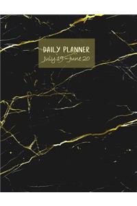 Daily planner July 19 - June 20