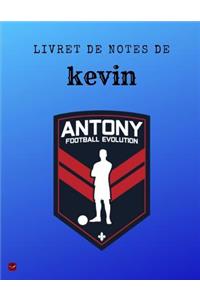 Livret de Notes de Kevin