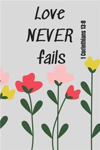 Love never fails - 1 Corinthians 13