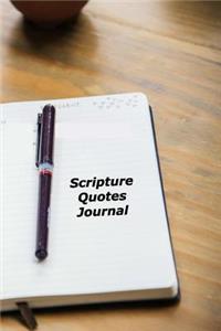 Scripture Quotes Journal