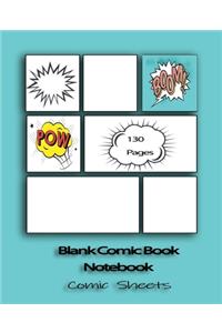 Blank Comic Book Notebook