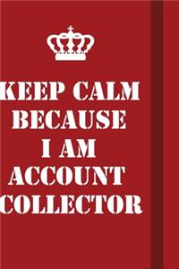 Keep Calm Because I Am Account Collector