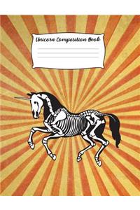 Unicorn Composition Book: Notebook Gift for Students and Teachers