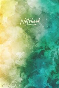 Watercolor Lined Notebook