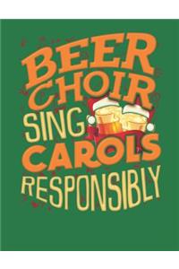 Beer Choir Sing Carols Responsibly