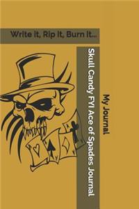 Skull Candy FYI Ace of Spades Journal