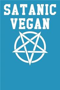 Satanic Vegan: Ukulele Tab Notebook 6x9 120 Pages