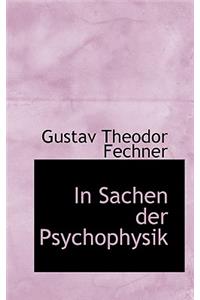 In Sachen der Psychophysik