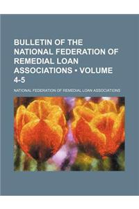 Bulletin of the National Federation of Remedial Loan Associations (Volume 4-5)