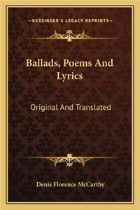 Ballads, Poems and Lyrics