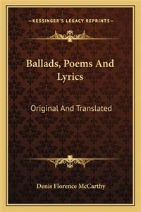 Ballads, Poems and Lyrics