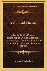 A Clinical Manual