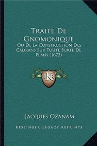 Traite De Gnomonique