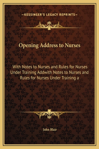 Opening Address to Nurses