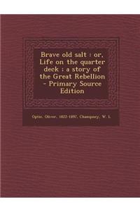 Brave Old Salt: Or, Life on the Quarter Deck; A Story of the Great Rebellion