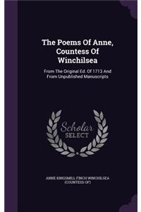 The Poems Of Anne, Countess Of Winchilsea