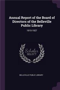 Annual Report of the Board of Directors of the Belleville Public Library