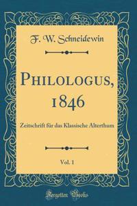 Philologus, 1846, Vol. 1