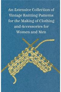 An Extensive Collection of Vintage Knitting Patterns for the Making of Clothing and Accessories for Women and Men