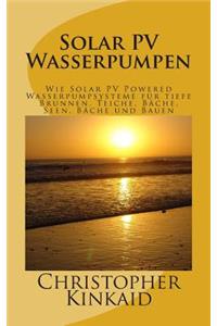 Solar PV Wasserpumpen