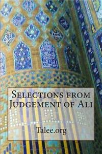 Selections from Judgement of Ali